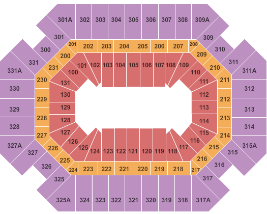 Monster Jam Seating Chart